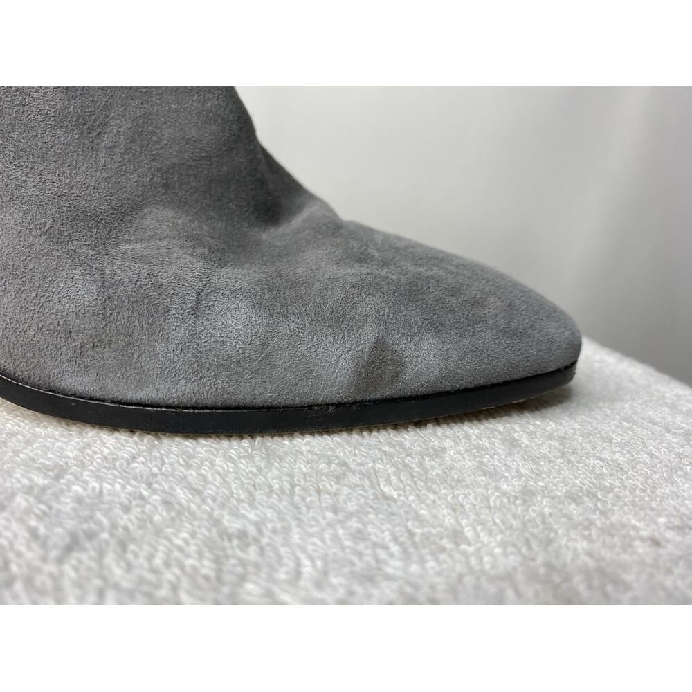 M. Gemi Corsa Boots Gray Suede Leather Women's 40.5 US 9.5 Bootie Ankle Modern - Picture 6 of 12